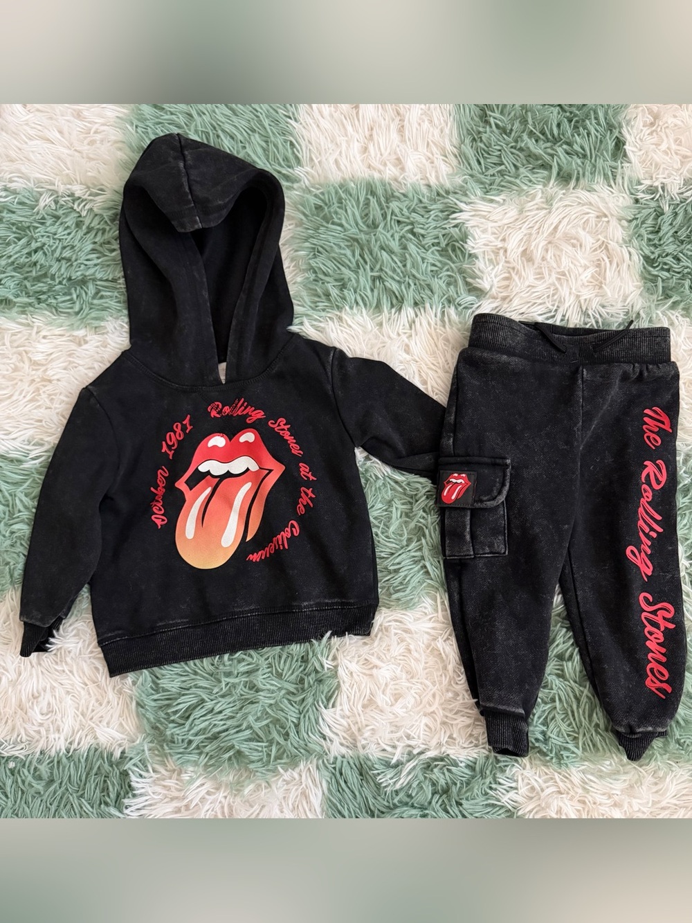 12 Months Rolling Stones Sweater Pant Set